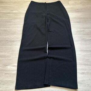 2000s Black Straight Leg Grunge Dress Pants 30x31 Y2K Vintage